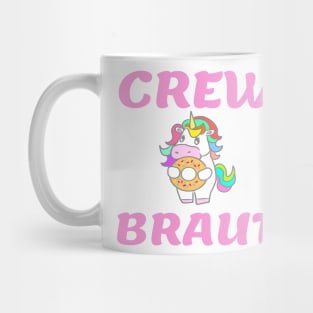 Bachelorette Party Shirt Unicorn Crew Bride Mug